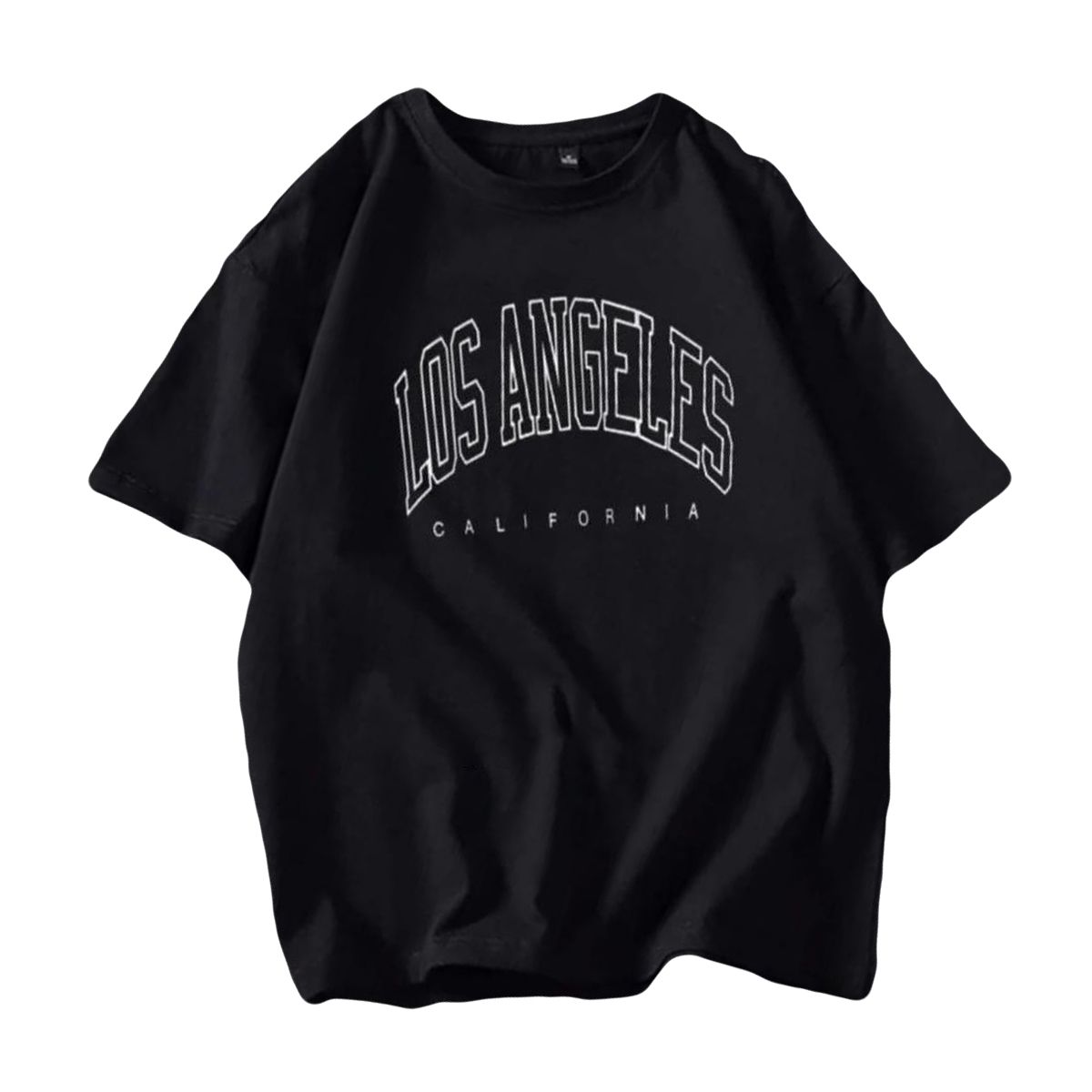 Stylish Cotton T-shirt for Girls and Women - Los Angeles Printed Casual Top - Image 1