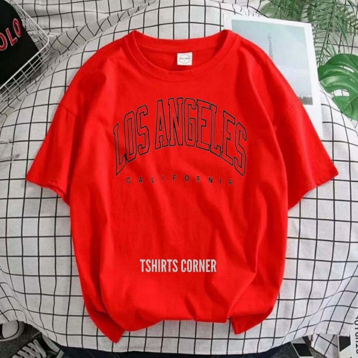 Stylish Cotton T-shirt for Girls and Women - Los Angeles Printed Casual Top - Image 3