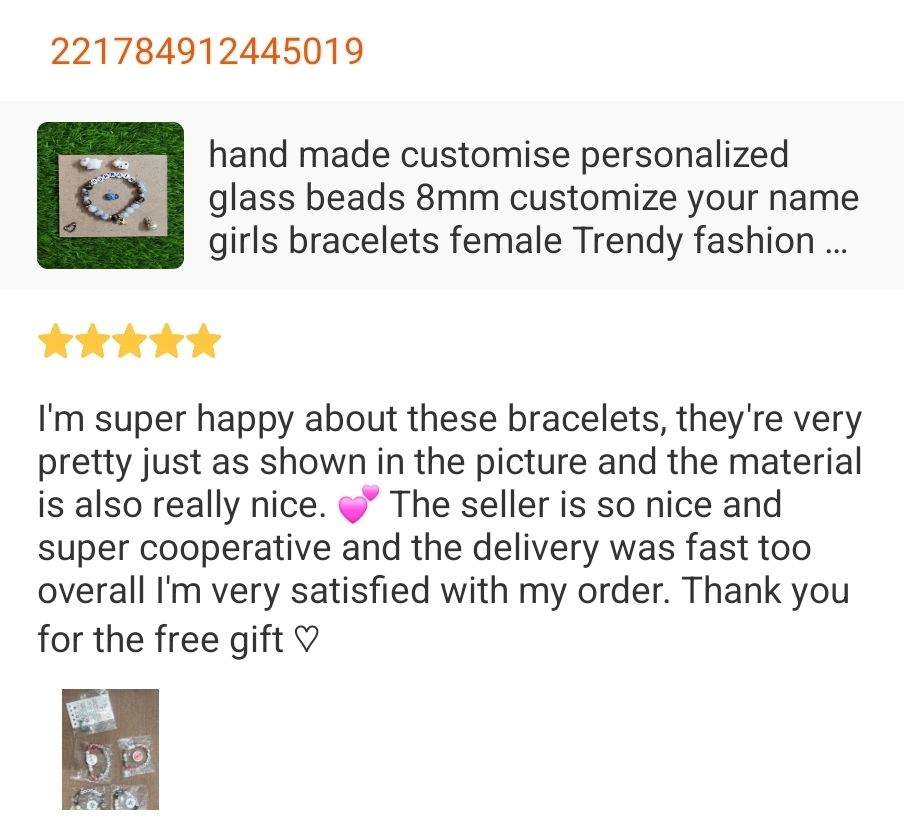 hand made bracelets customize girls bracelet personalised your name Trendy fashion gift jewellery bff - Image 2