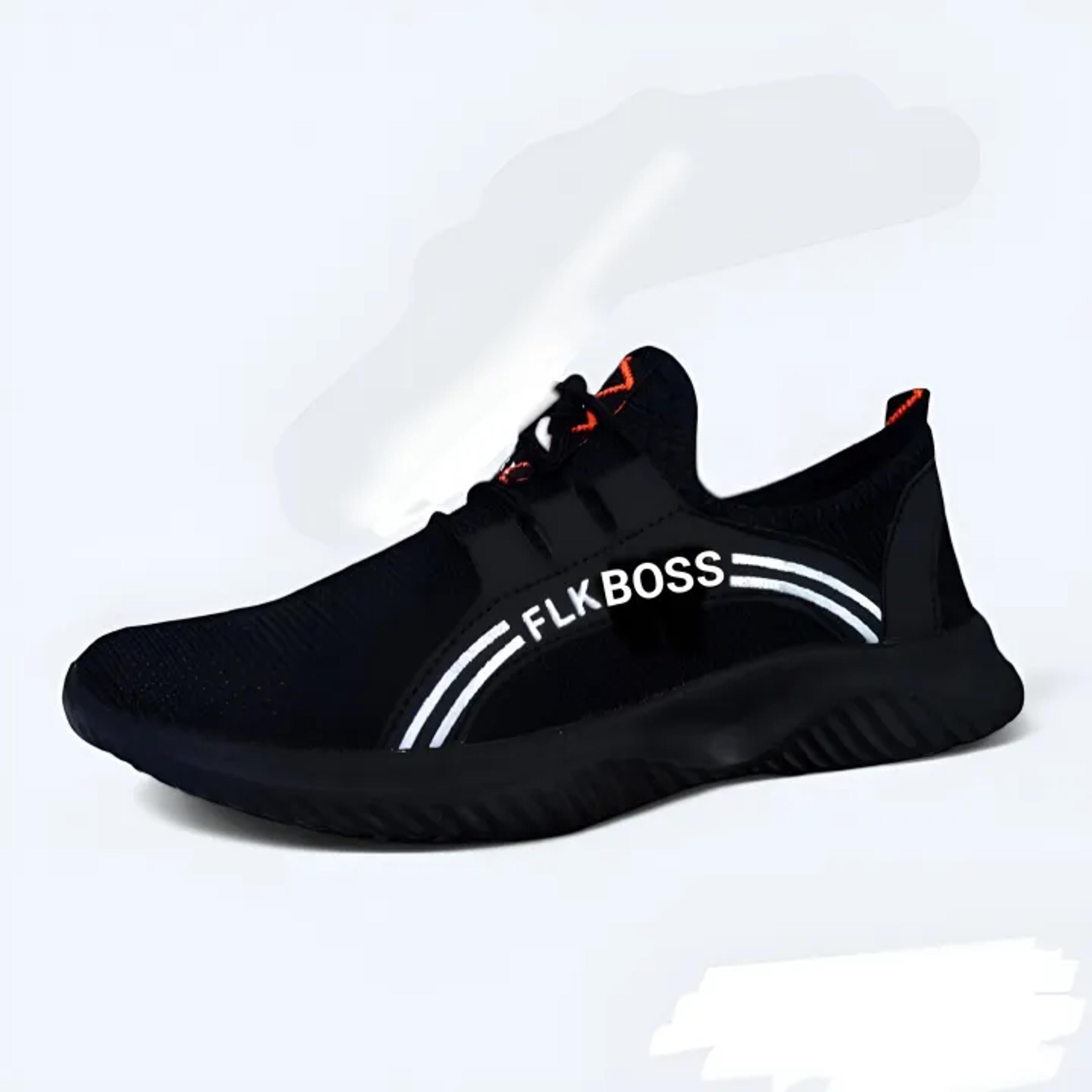 FLK BOSS 2025 Mens Excercise Running Sneakers Casual shoes Fashion Breathable Fast shoes Training sneakers for Men Tennis Trending sneakers for walking gym image 1