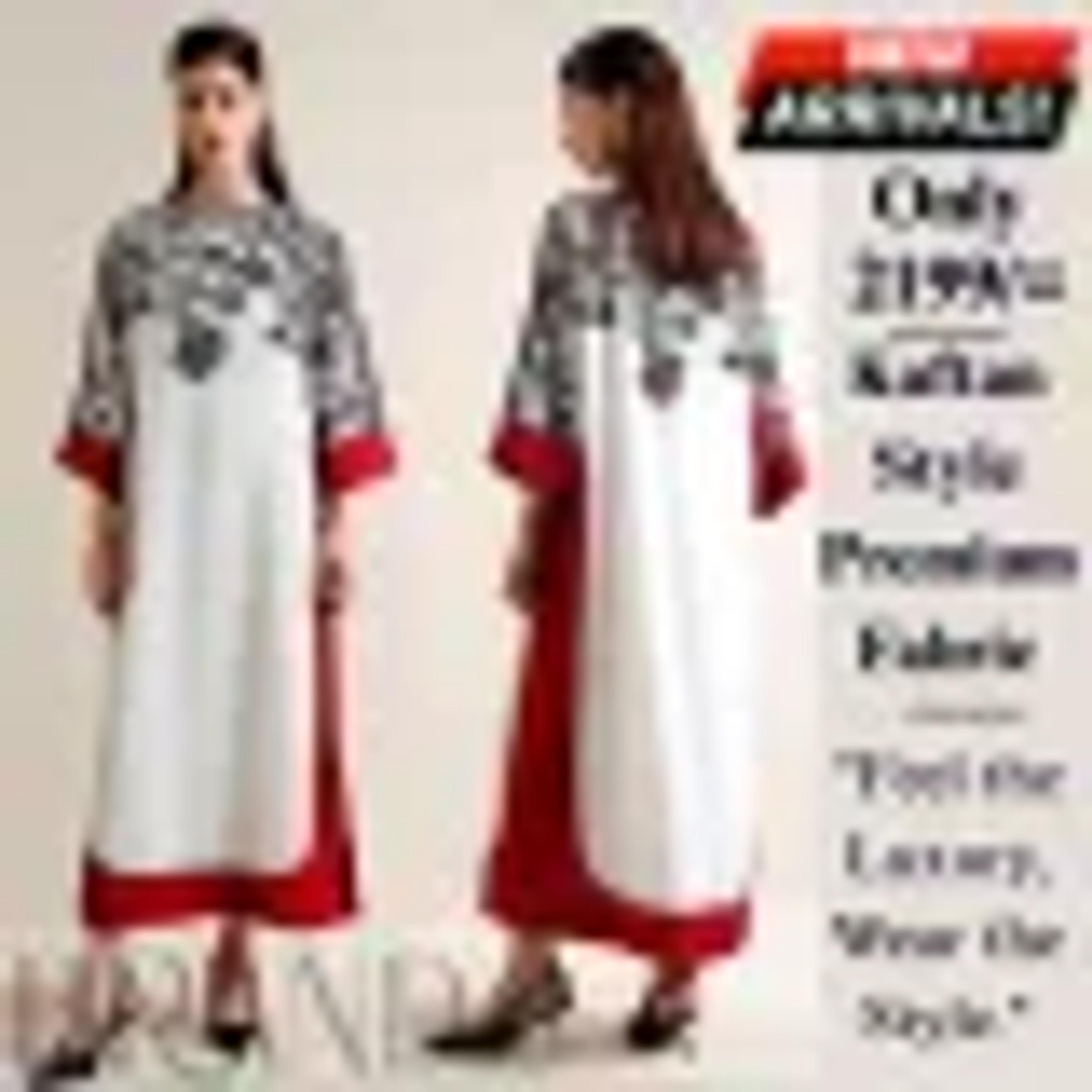 "Stylish Women Dresses stitched Lawn Suits 2 & 3 Piece – Kaftan Style Premium Swiss Lawn Dress for Women's | Summer Girls Shirts & Suits for Girls – Trendy Girls Shirt & Women Dresses Lawn Collection 2025" image 2