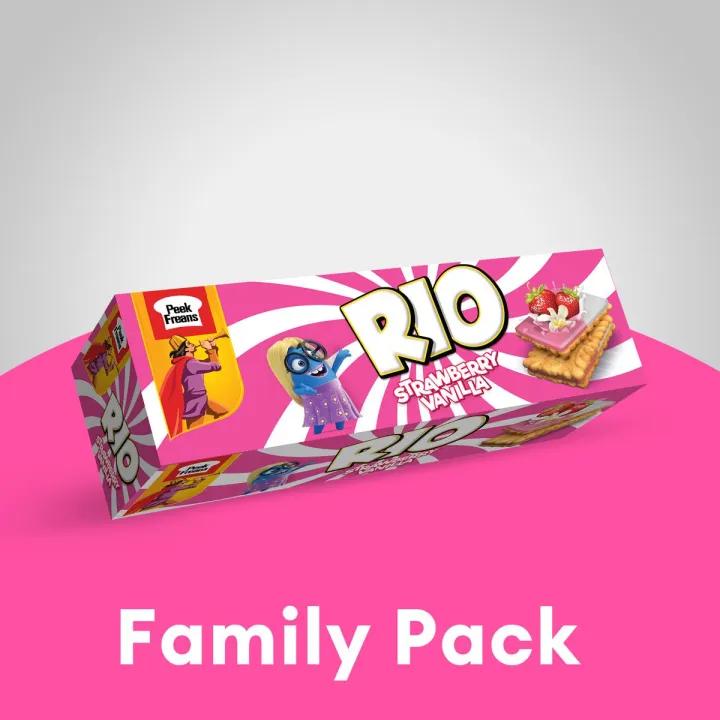 Peek Freans Rio Strawberry Vanilla Family Pack