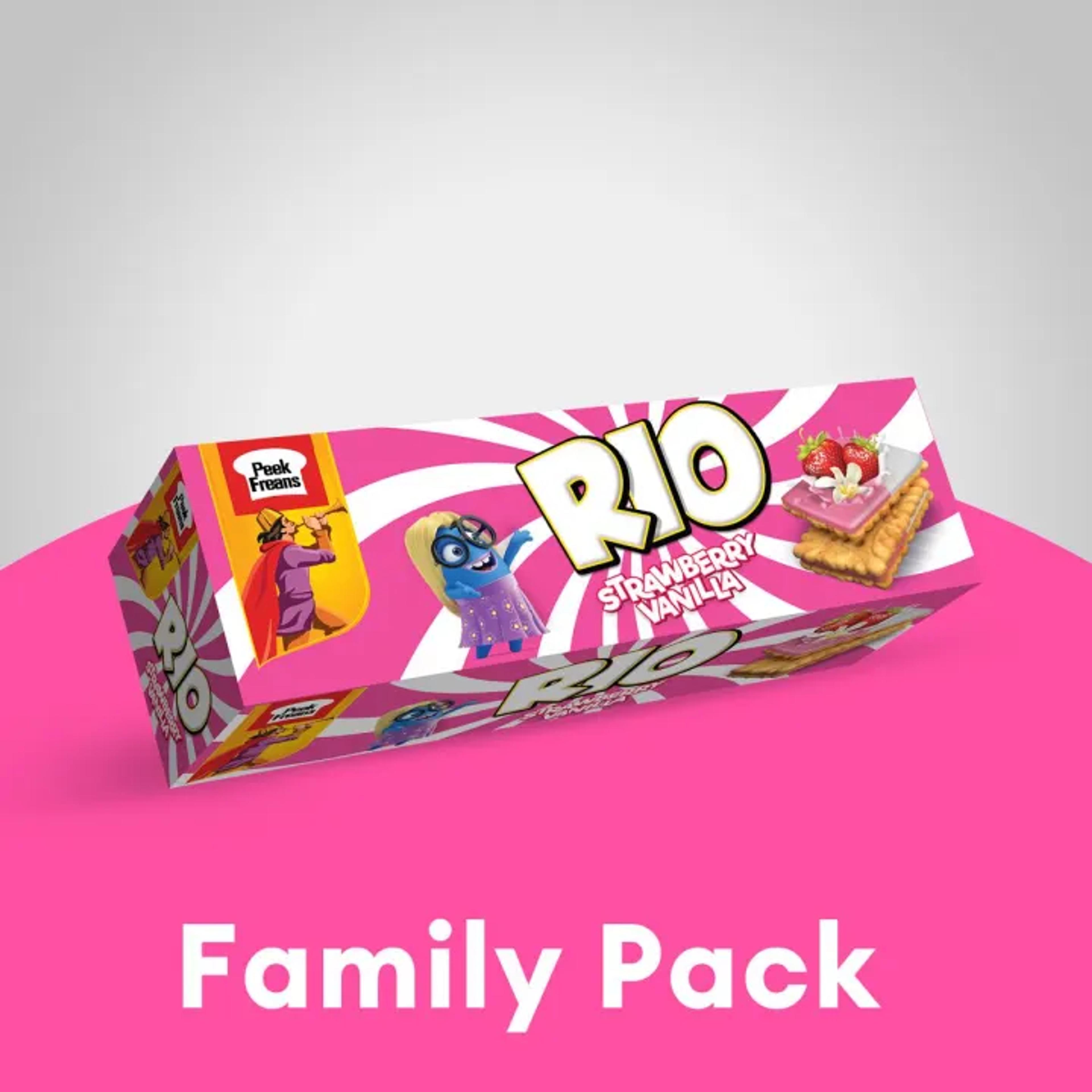 Peek Freans Rio Strawberry Vanilla Family Pack image 1
