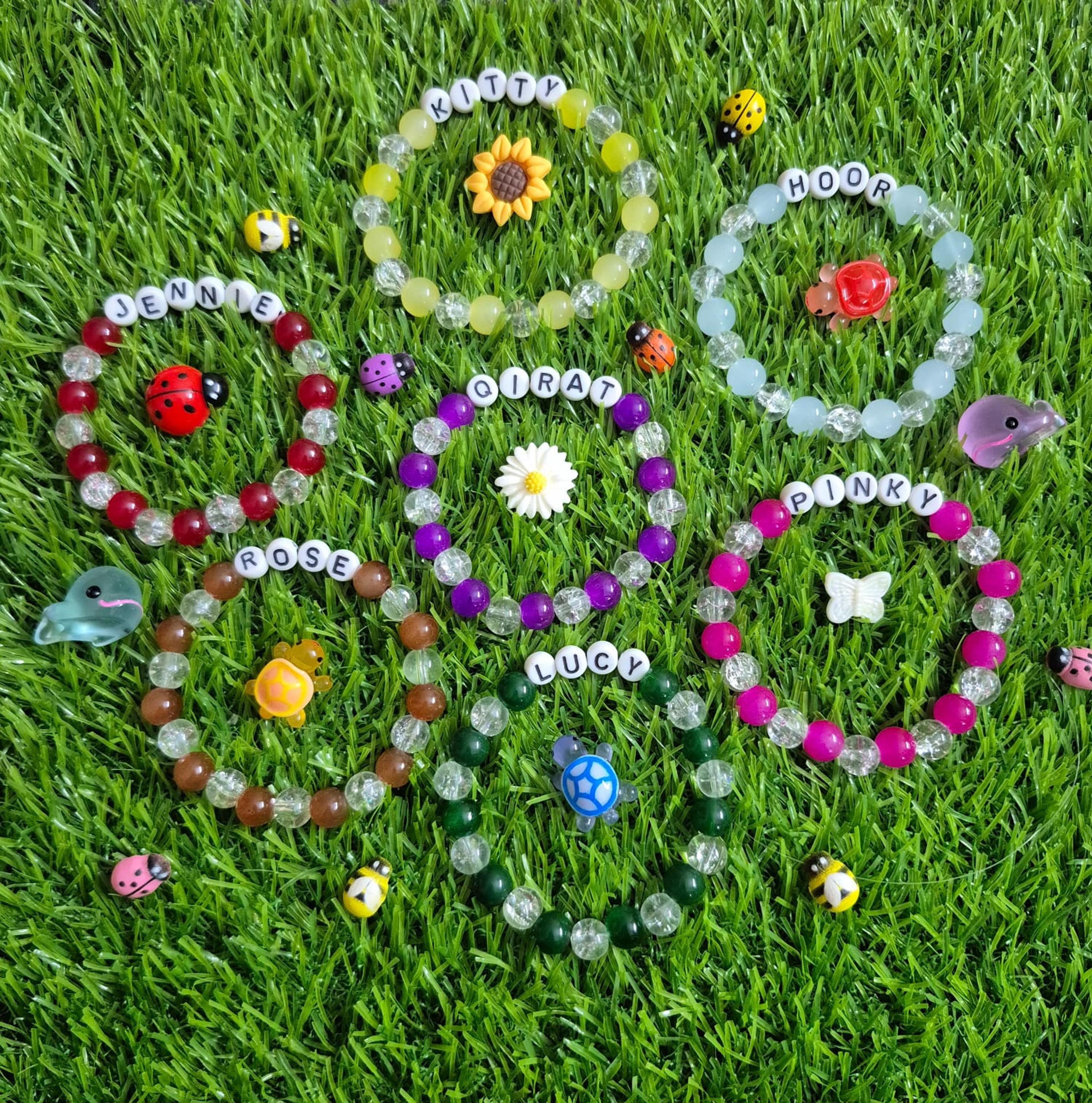 hand made bracelets customize girls bracelet personalised your name Trendy fashion gift jewellery bff image 7