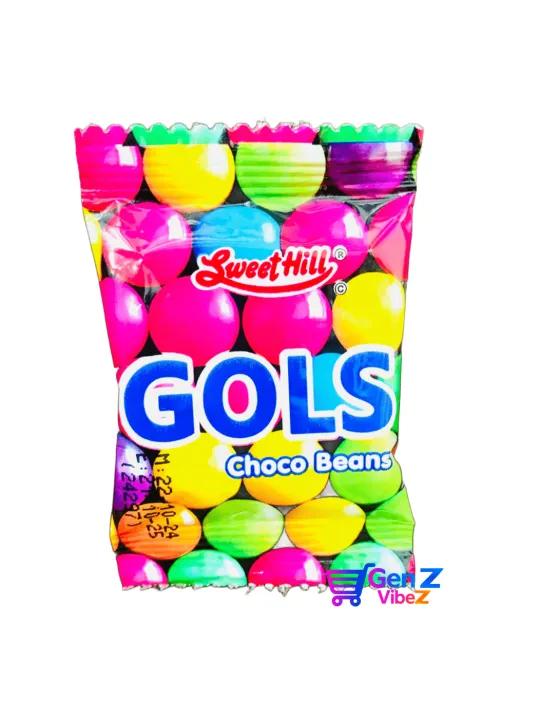 Gols Chocolate Bunties (12Pcs to 96 Pcs) Colorful Choco Beans