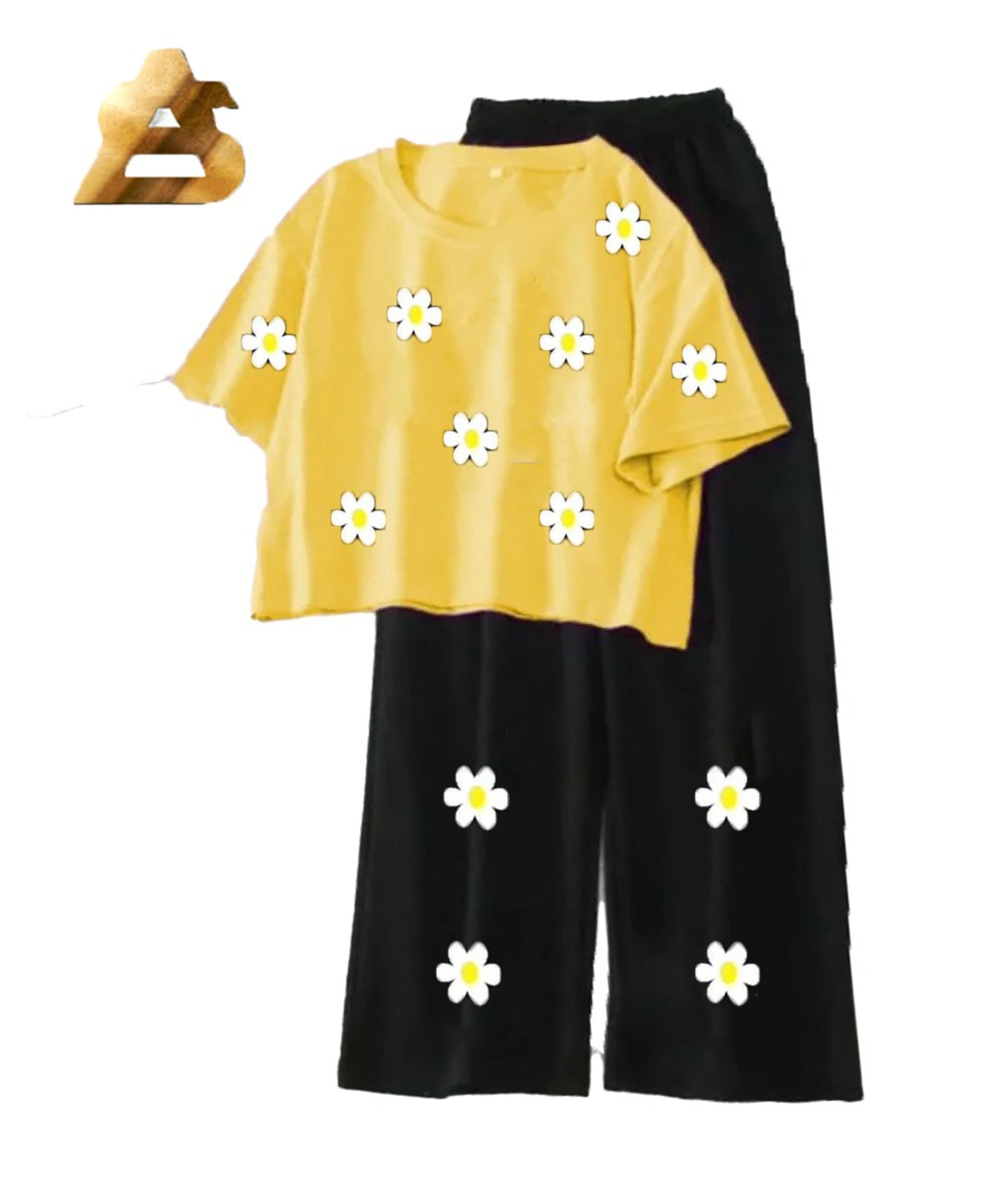 High Quality Casual Suits for Women Printed Crop Tshirt With Plaazo image 5