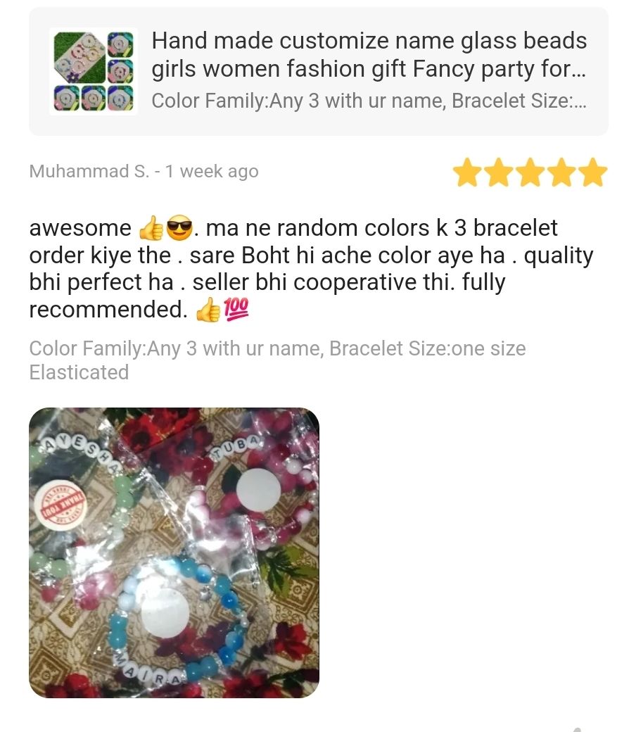 hand made bracelets customize girls bracelet personalised your name Trendy fashion gift jewellery bff - Image 6