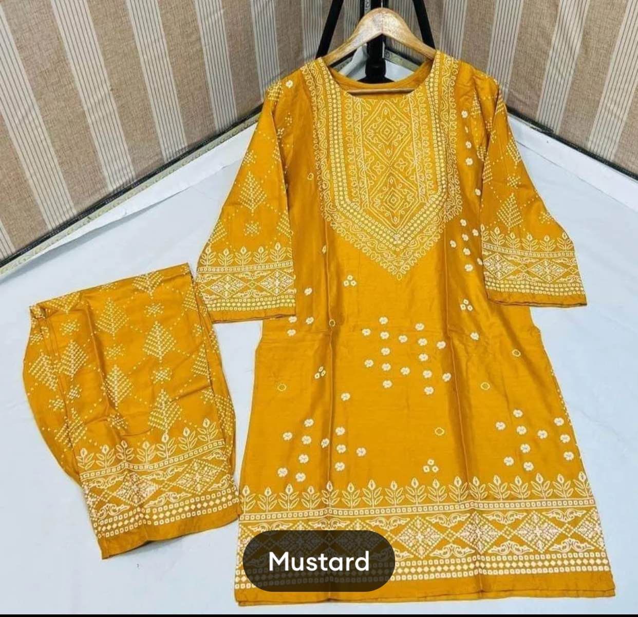 Clothing Collection Stitched New chunri 2pc Dress for Women - Dress For Girls - Dress For Women - Stitched Suit for Girls - Stitched Suit For Women - Image 6