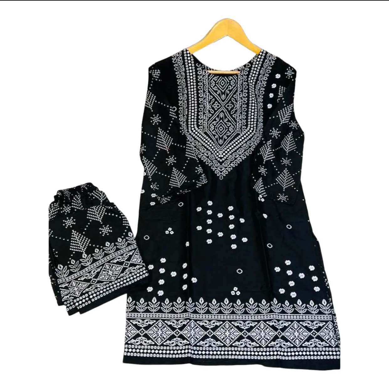 Clothing Collection Stitched New chunri 2pc Dress for Women - Dress For Girls - Dress For Women - Stitched Suit for Girls - Stitched Suit For Women - Image 1