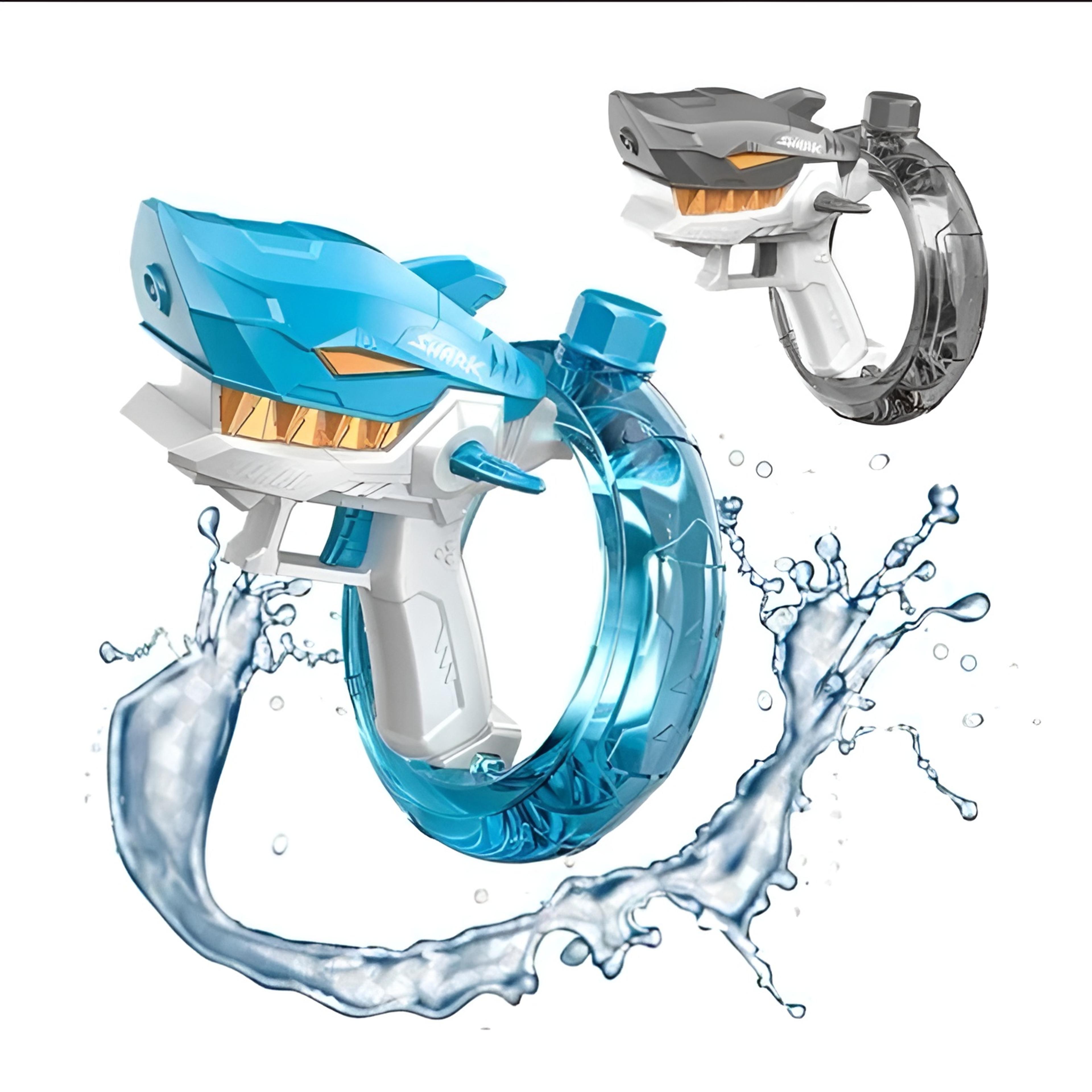 Rechargeable Shark Water Gun – High Pressure Electric Water Blaster Toy For Kids, Long Range Water Shooter, Fun Outdoor Summer Play (Random Color) image 4