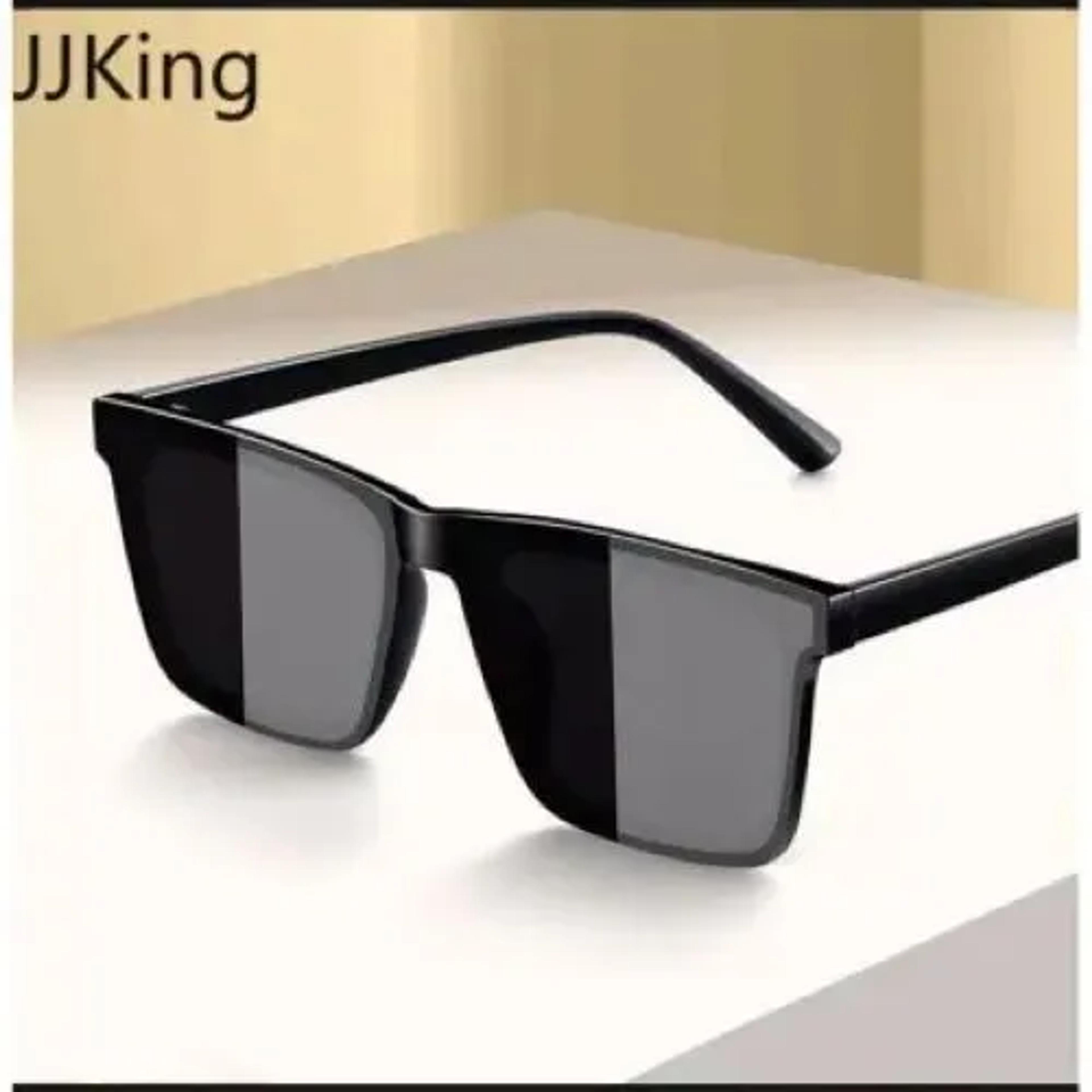 Fully Black Eyewear Fashion Black Color Attractive Looks Sunglasses For Mens image 1