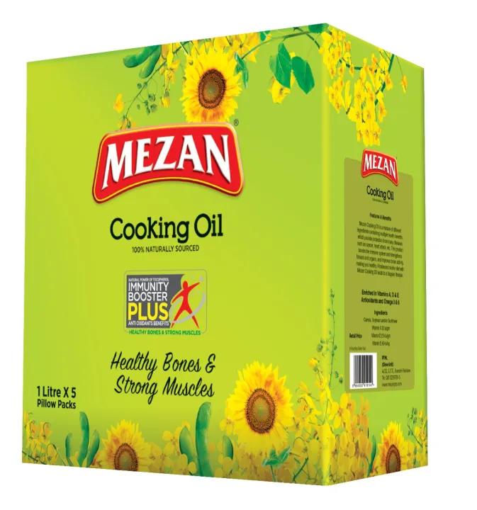 Mezan Cooking Oil 1x5 Ltr Carton