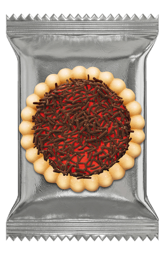 "Kici-kici" strawberry jelly sugar cookies with chocolate chips