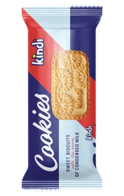 Sweet biscuit with the aroma of condensed milk