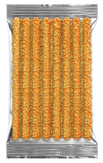 Crackers with sesame