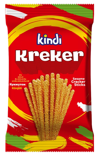 Crackers with sesame