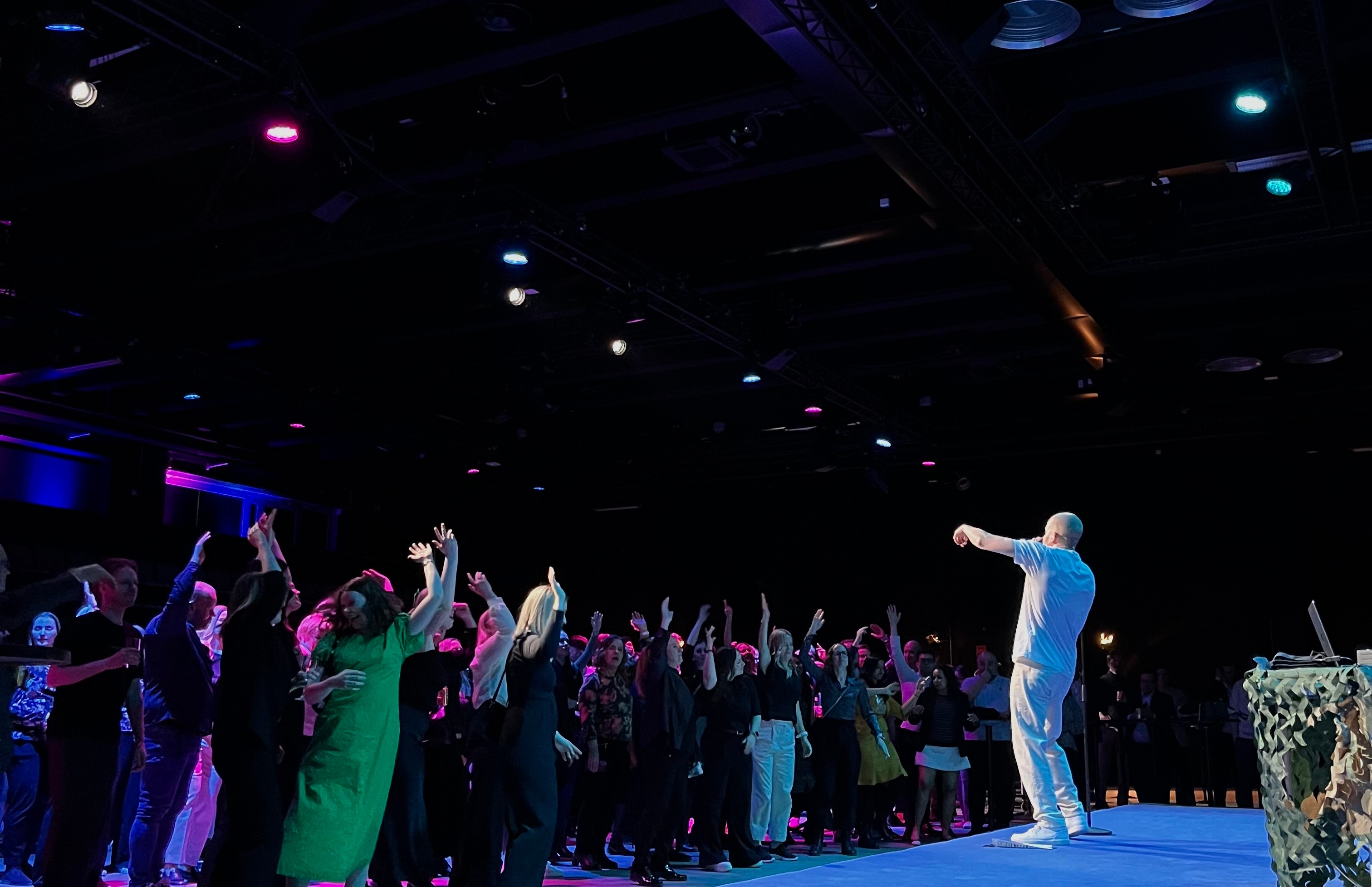 Työhyvinvointipäivä Hybridiarena Hypellä.