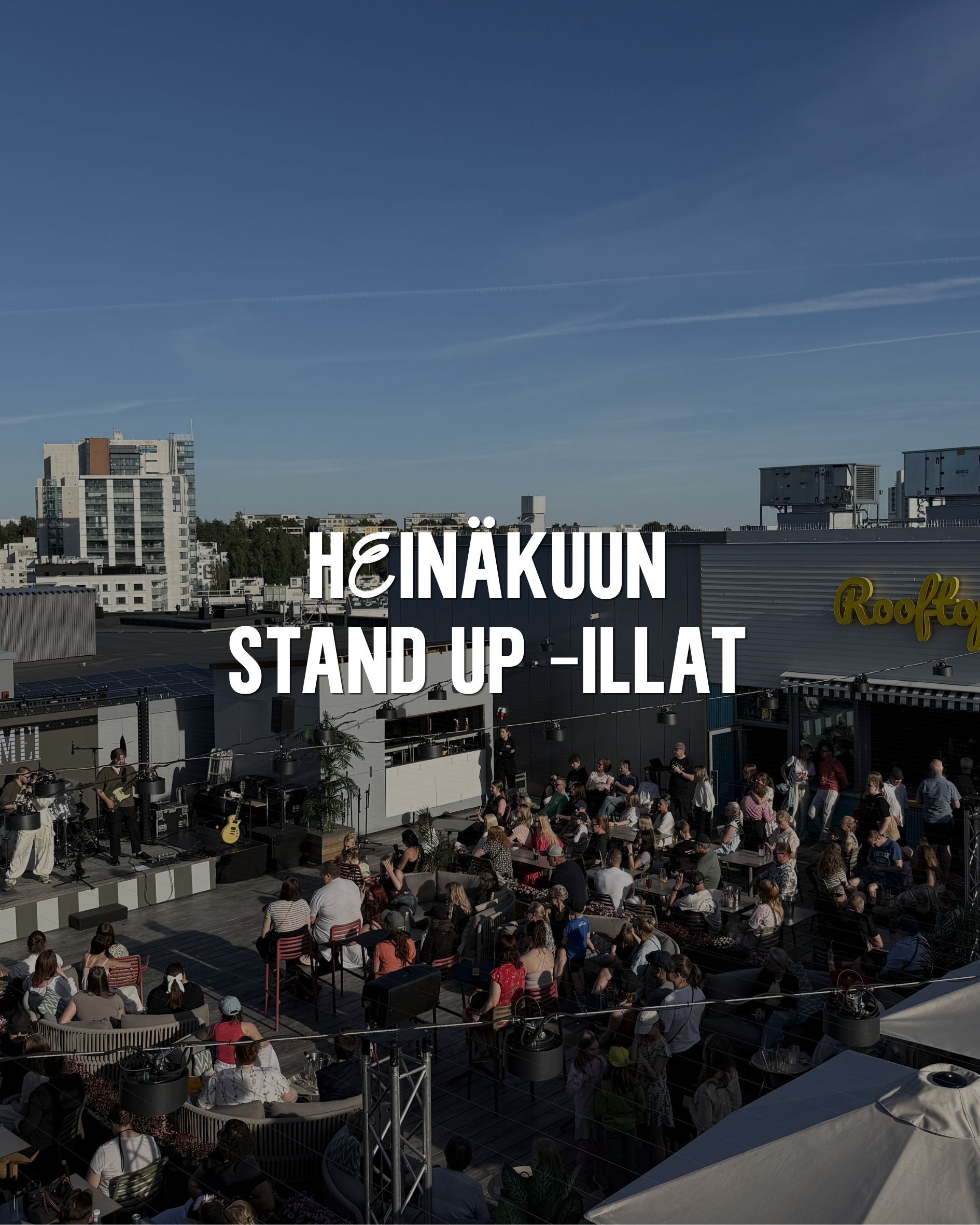 Heinäkuun stand up ‑illat Hypellä