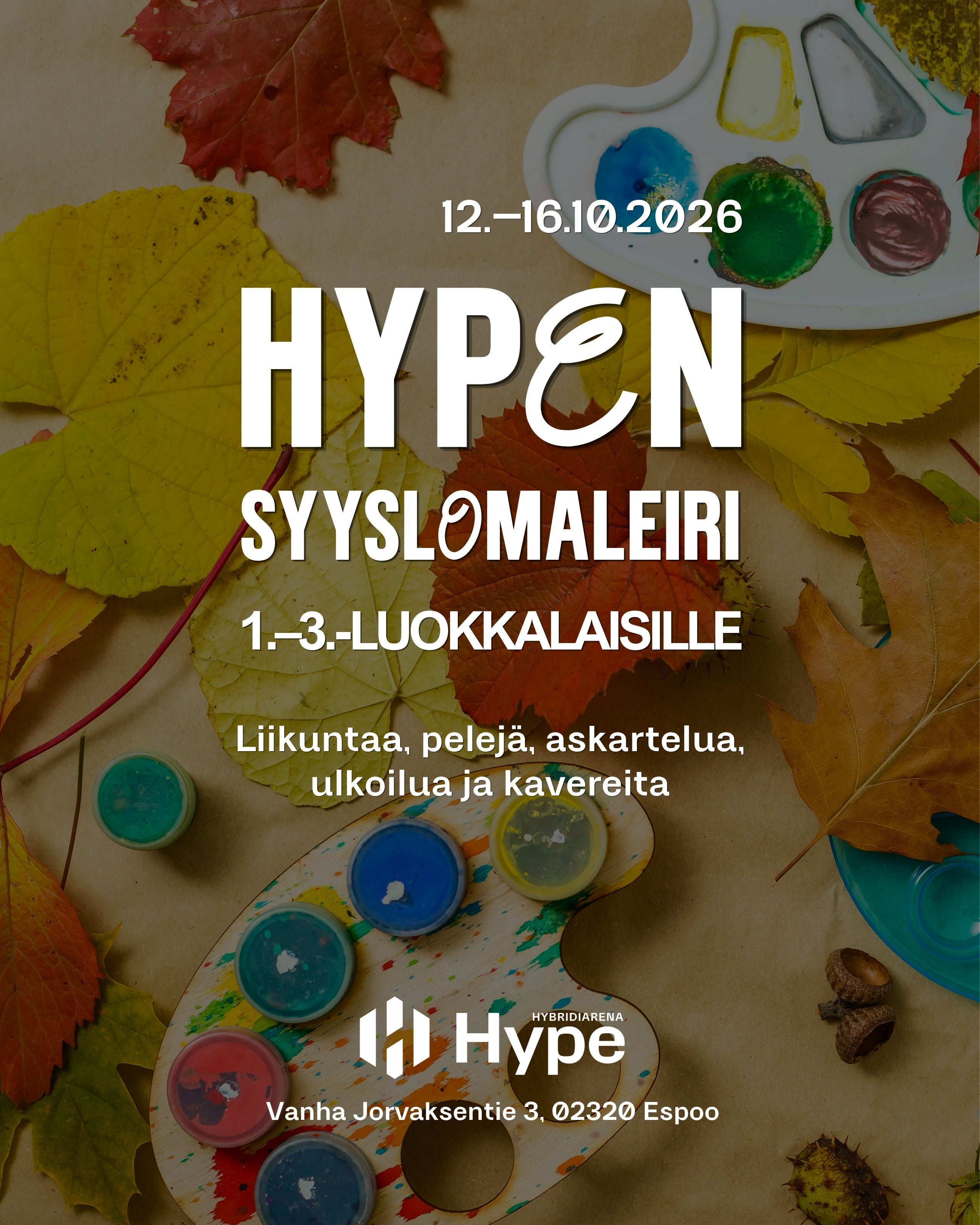 Lasten syyslomaleiri Hypellä