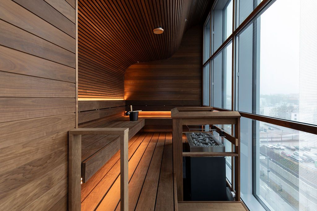 VIP-saunaelämys Espoon kattojen yllä