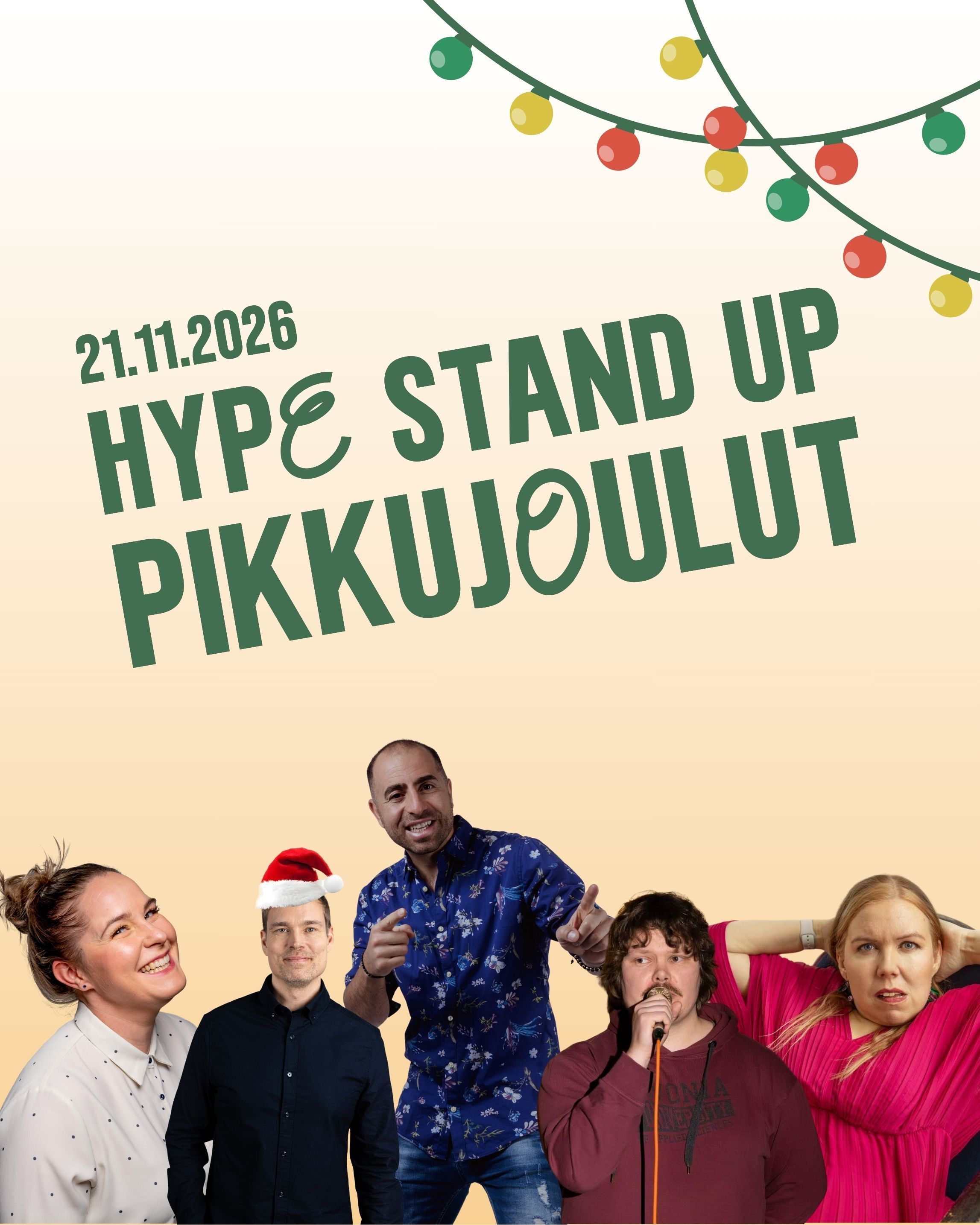 Hype Stand up pikkujoulut 21.11.