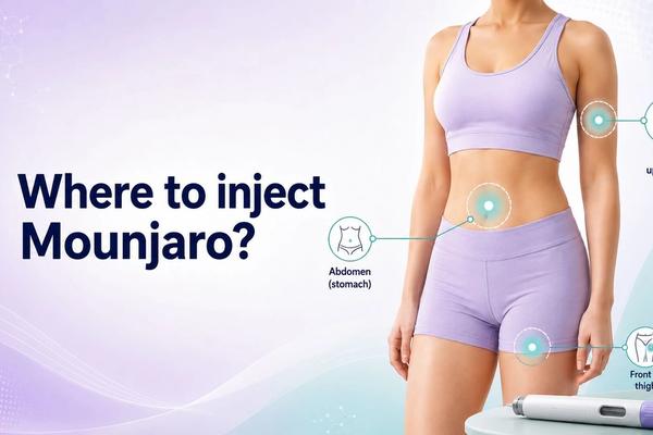 Where to inject Mounjaro