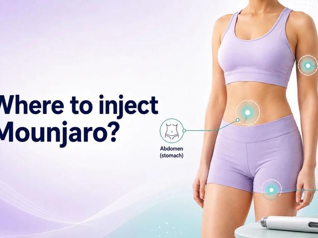 Where to inject Mounjaro