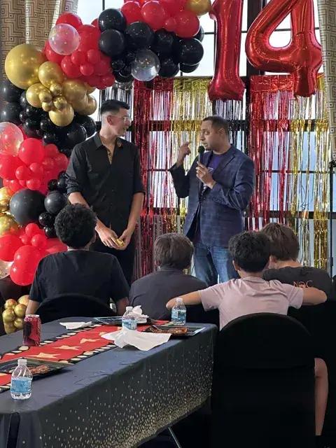 Working a fourteenth birthday party