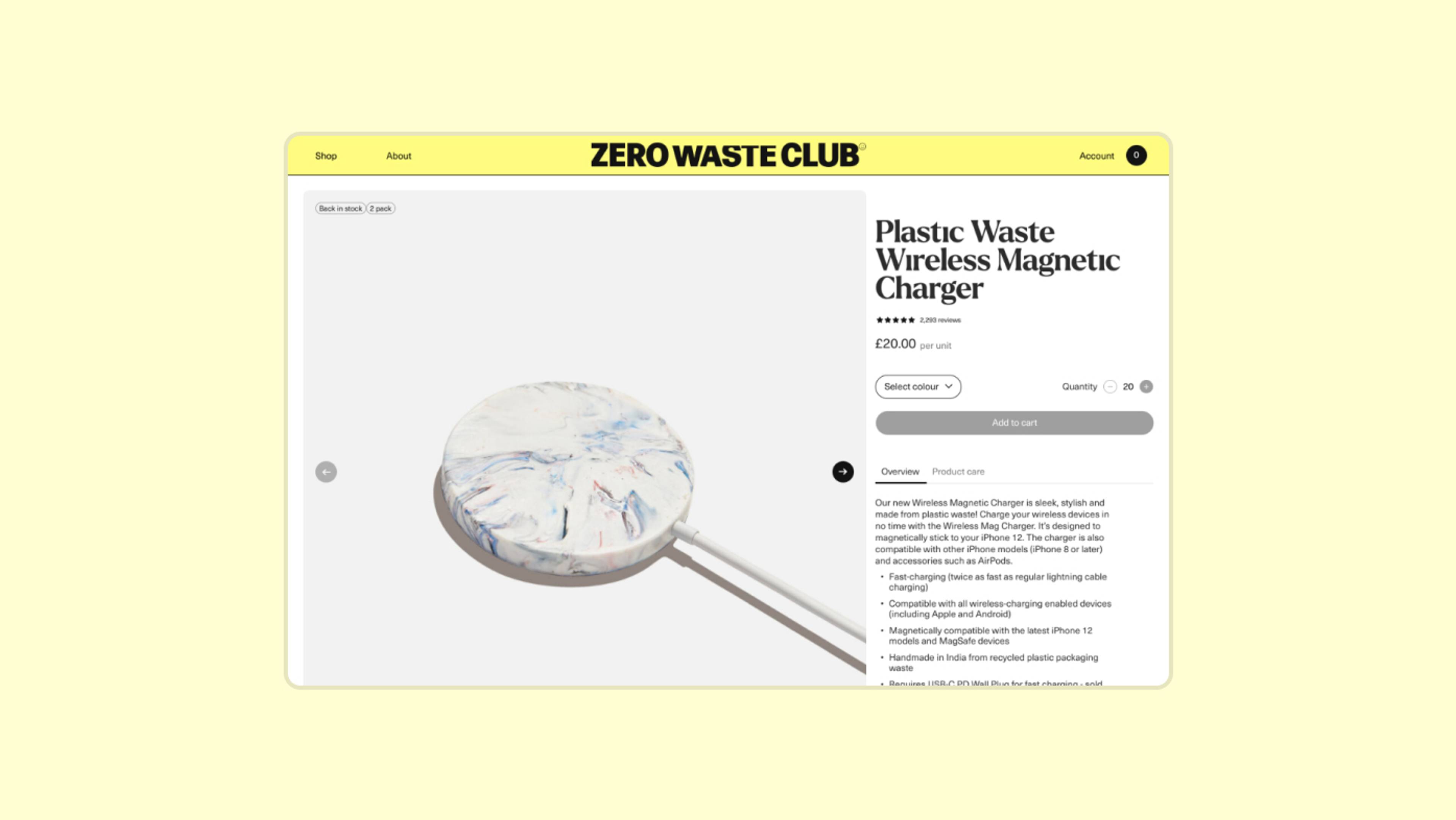 Zero Waste Club work index