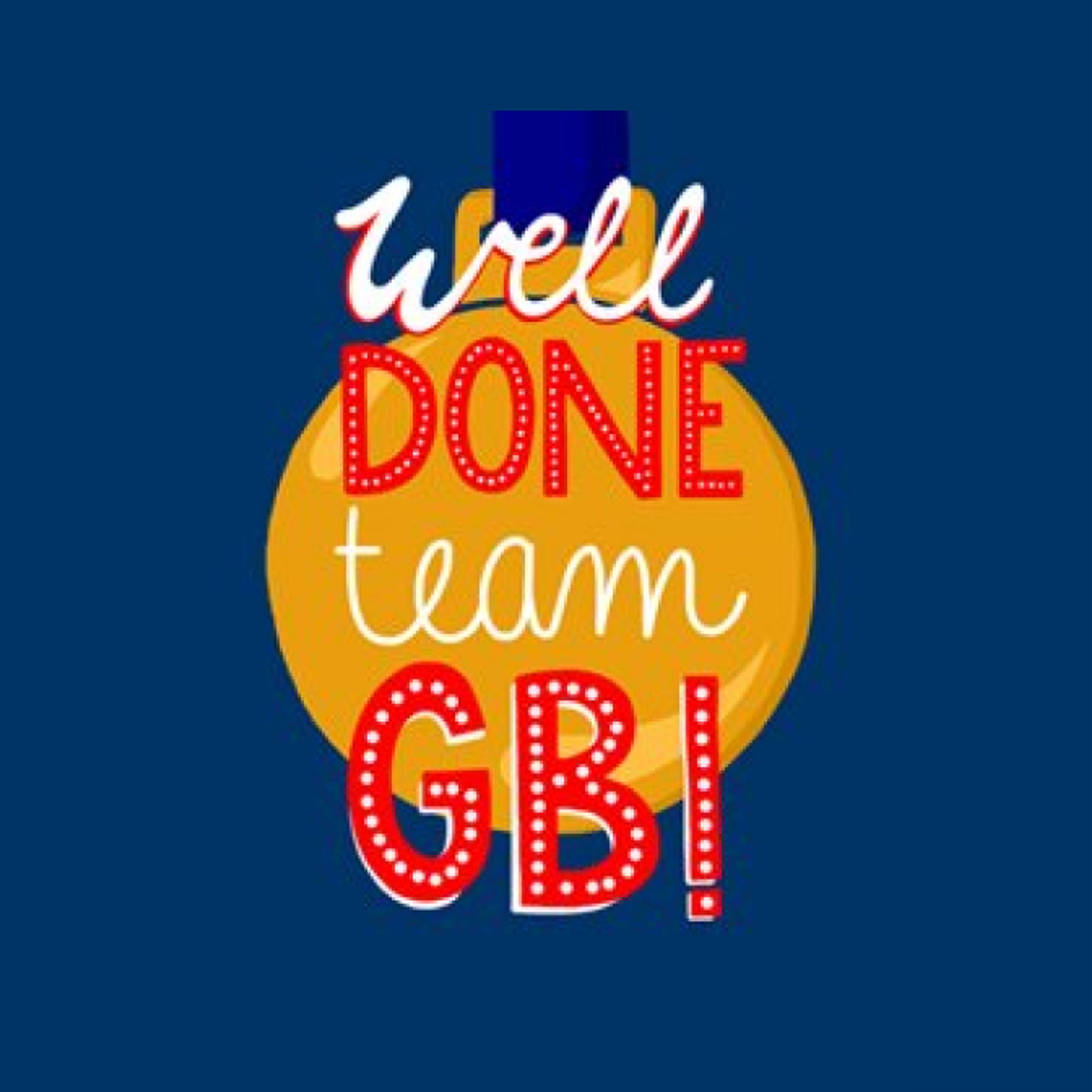 Well Done Team GB award image