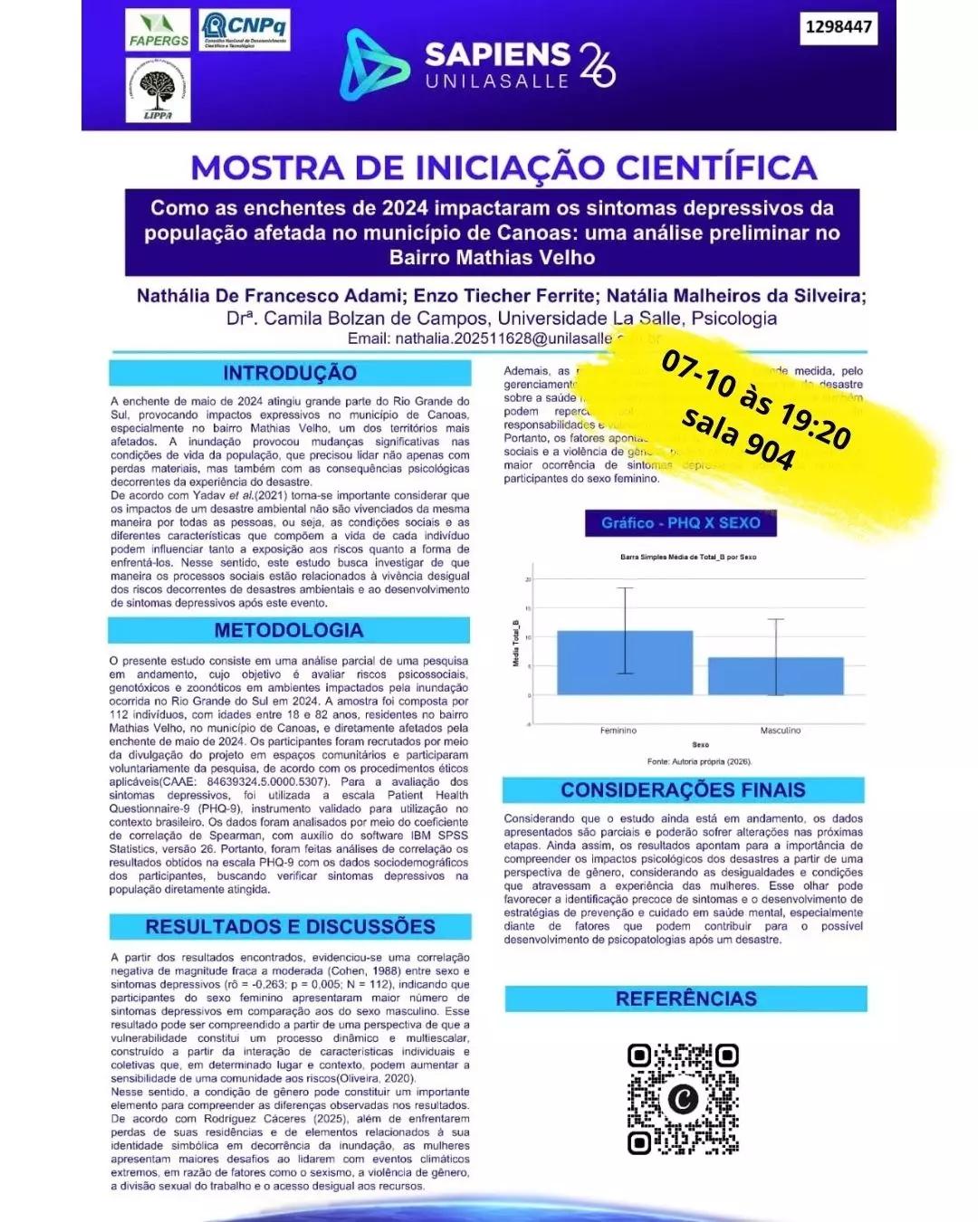 Ciência de Canoas em destaque na Mostra SAPIENS 2026 - 4