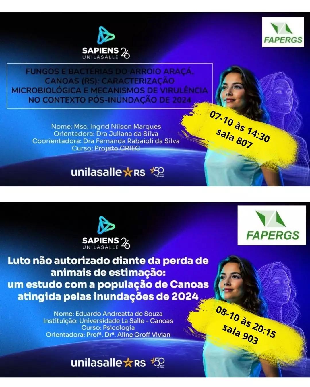 Ciência de Canoas em destaque na Mostra SAPIENS 2026 - 2
