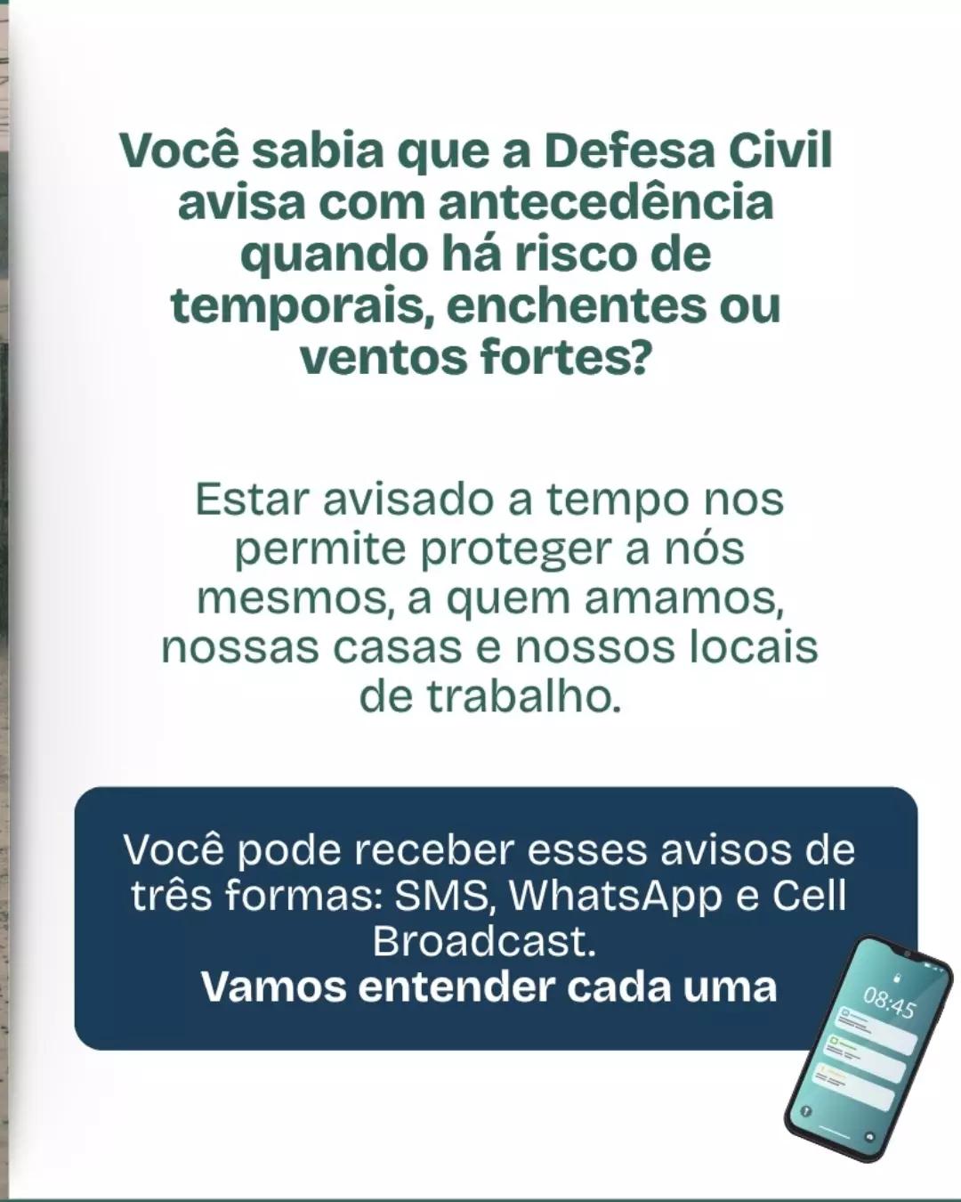Como Cadastrar seu Celular para Receber Alertas da Defesa Civil - 2