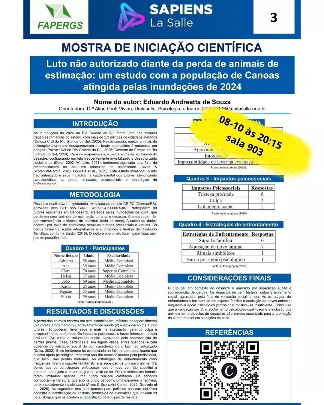 Ciência de Canoas em destaque na Mostra SAPIENS 2026 - 8