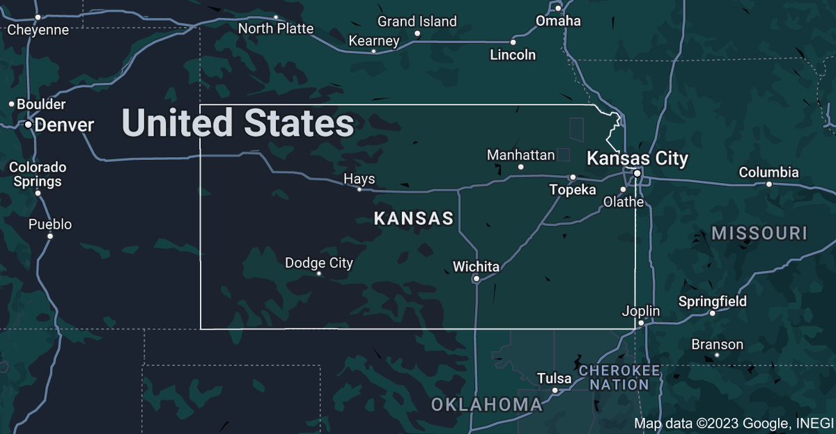 Kansas map