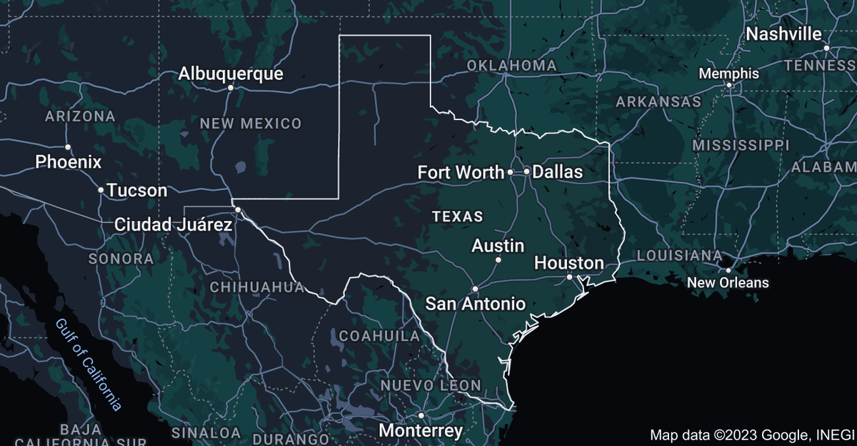 Texas map