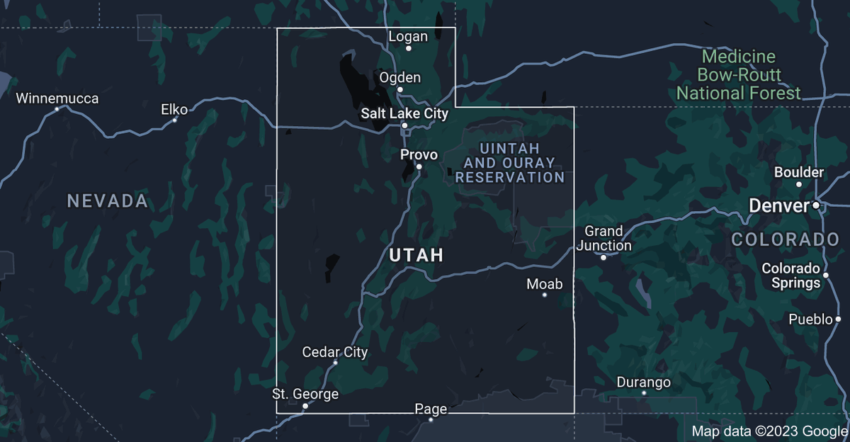 Utah map