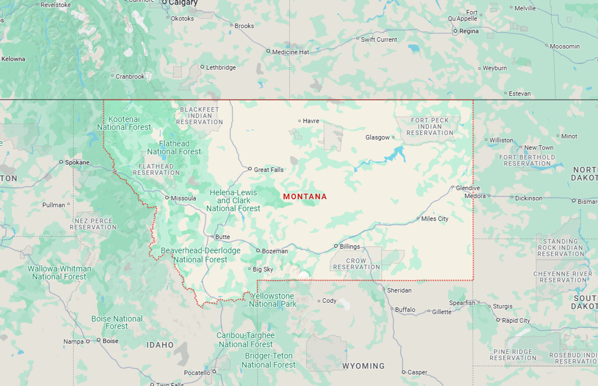 Montana map