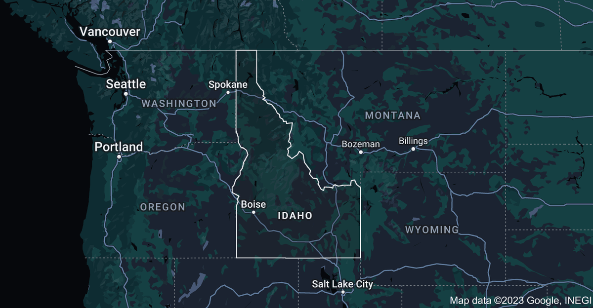 Idaho map