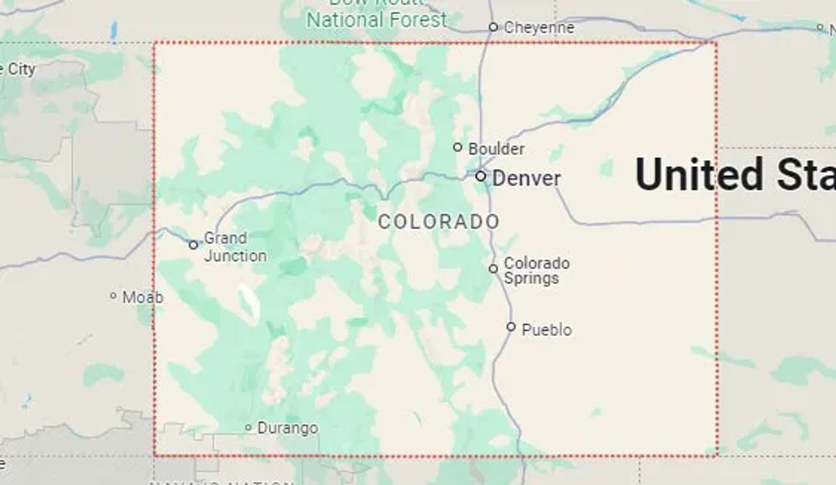 Colorado map