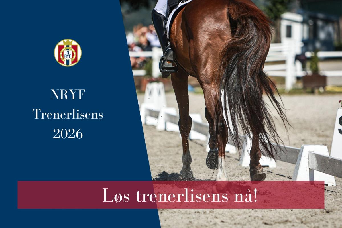 hest / Norges Rytterforbund / trenerlisens