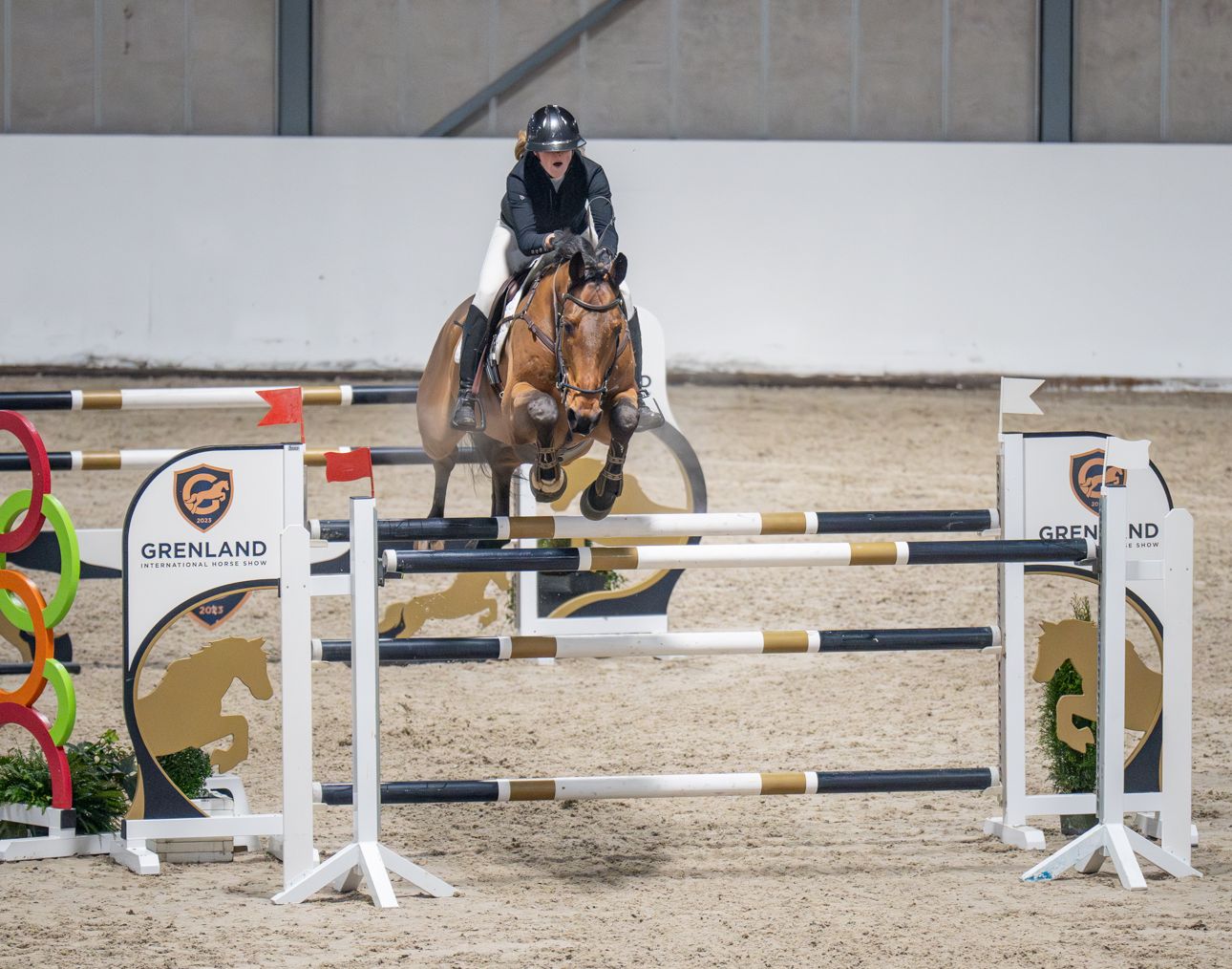 sprang / sprangridning / hest / Lea Fondevik Syversen / Norges Rytterforbund