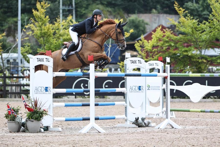 Johan-Sebastian Gulliksen har med seg Lolita ES til årets mesterskap. (Foto: NRYF)