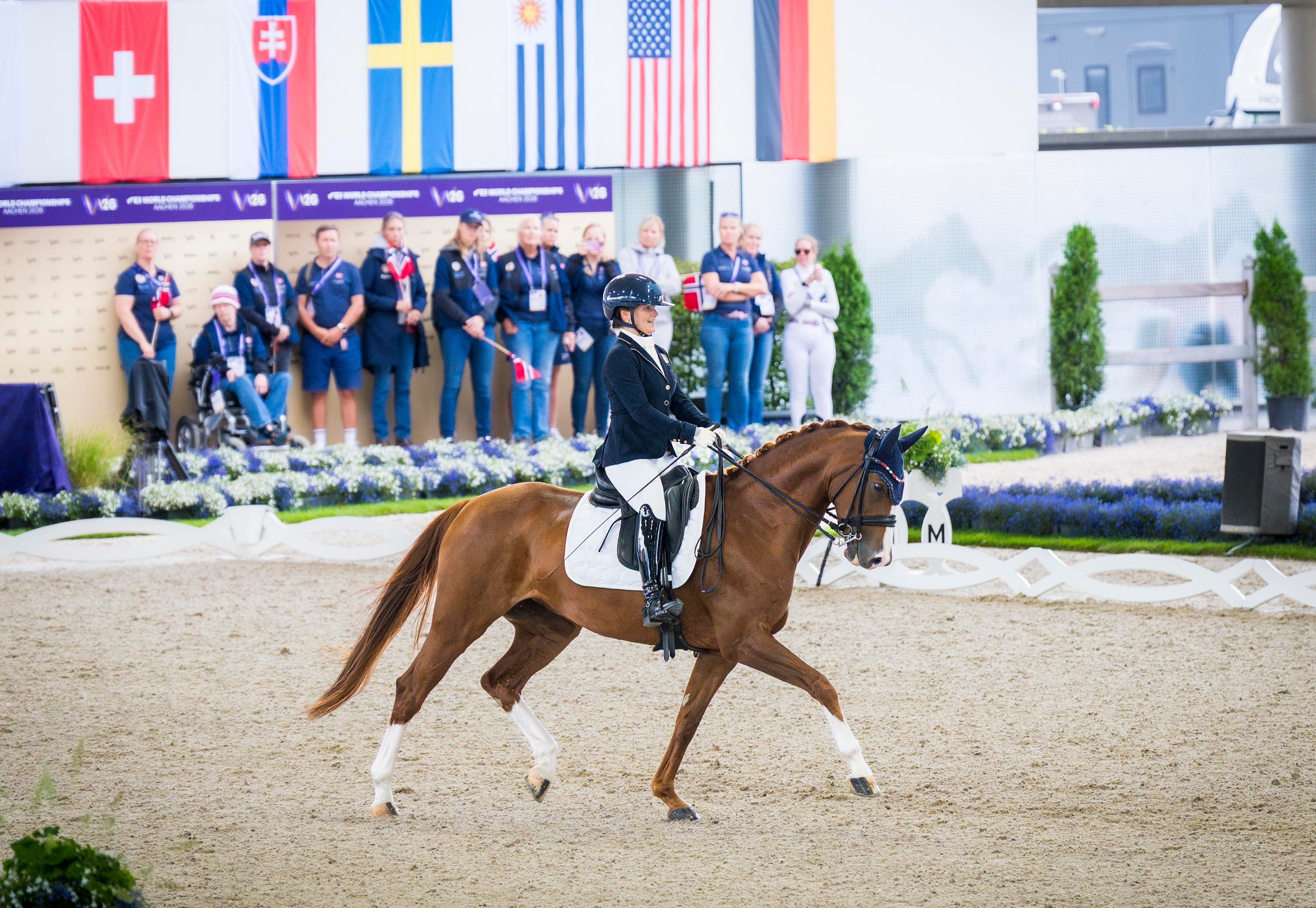 hest / Norges Rytterforbund / paradressur / Mira Antonsen Hjelle