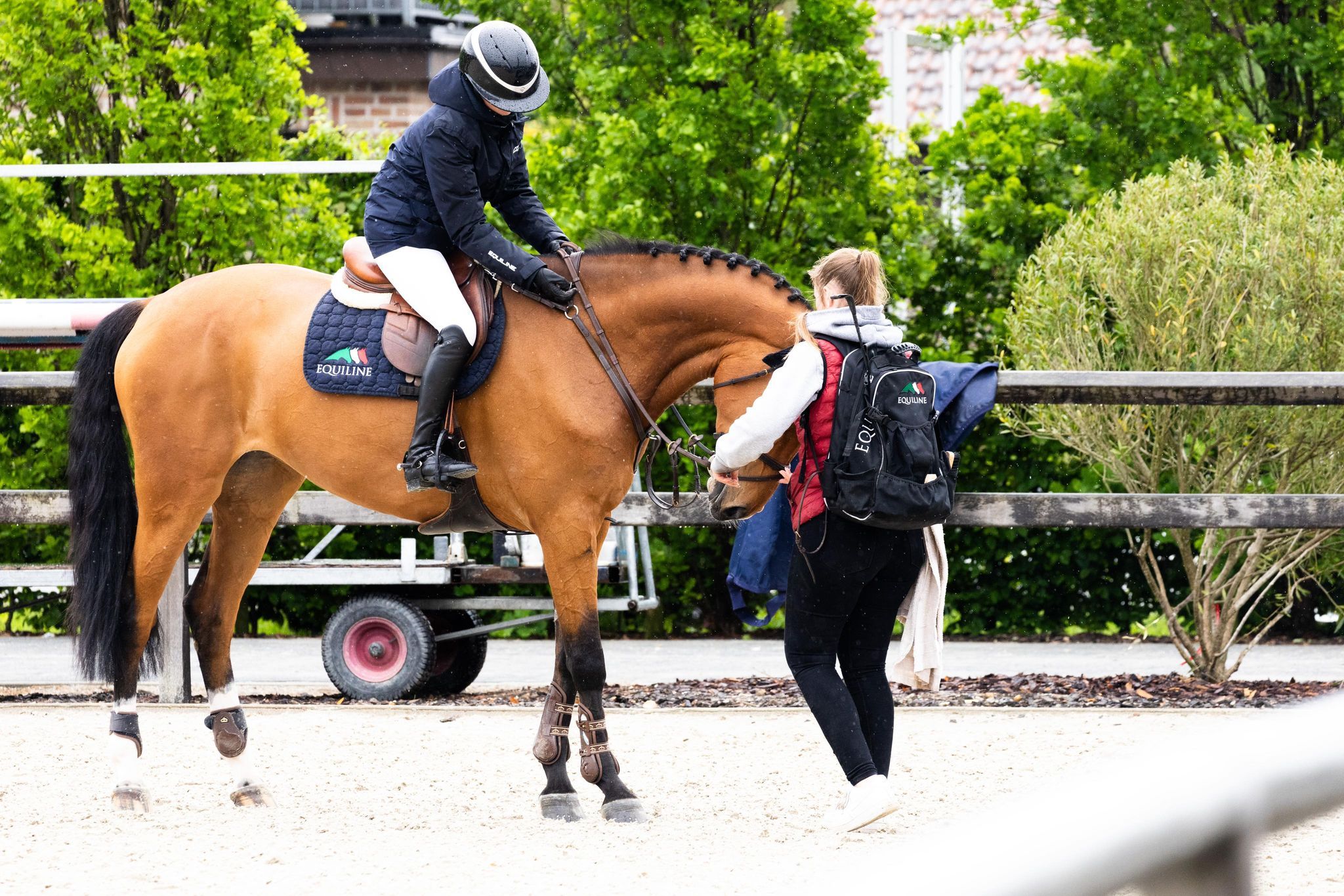 Benedikte Endresen med groom/ sprang/ NRYF