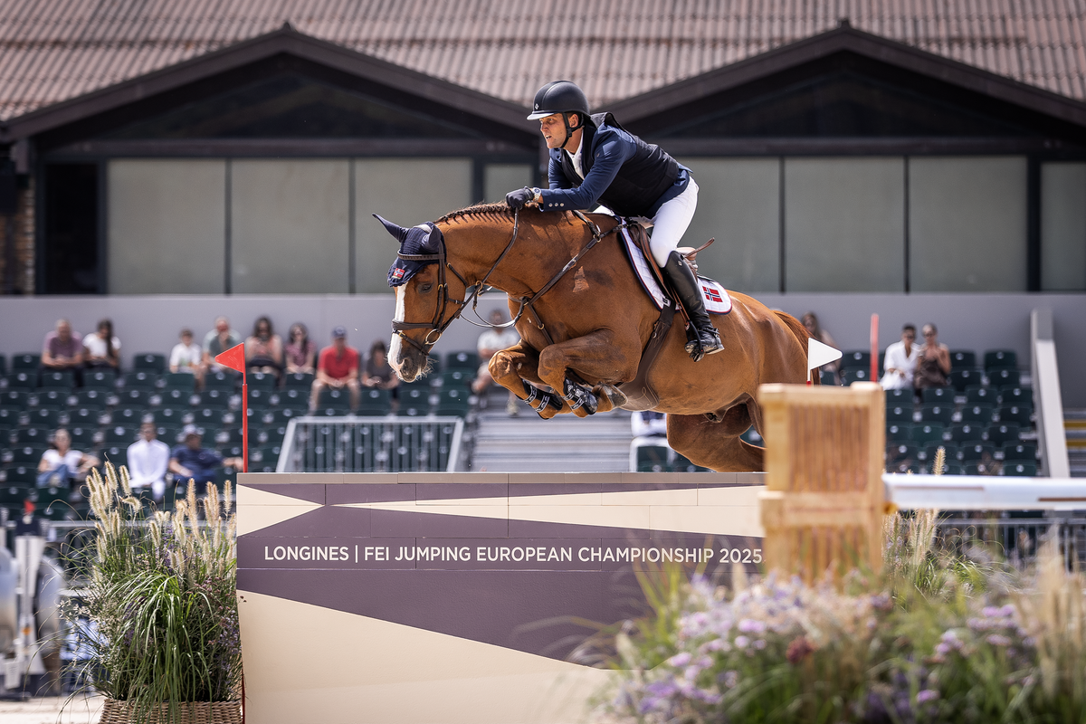 Johan Gulliksen og Harwich var blant dem som visste å holde bommene oppe på EMs første dag, og raskt gikk det også. (Foto: Madeleine Delp Bergsjø)