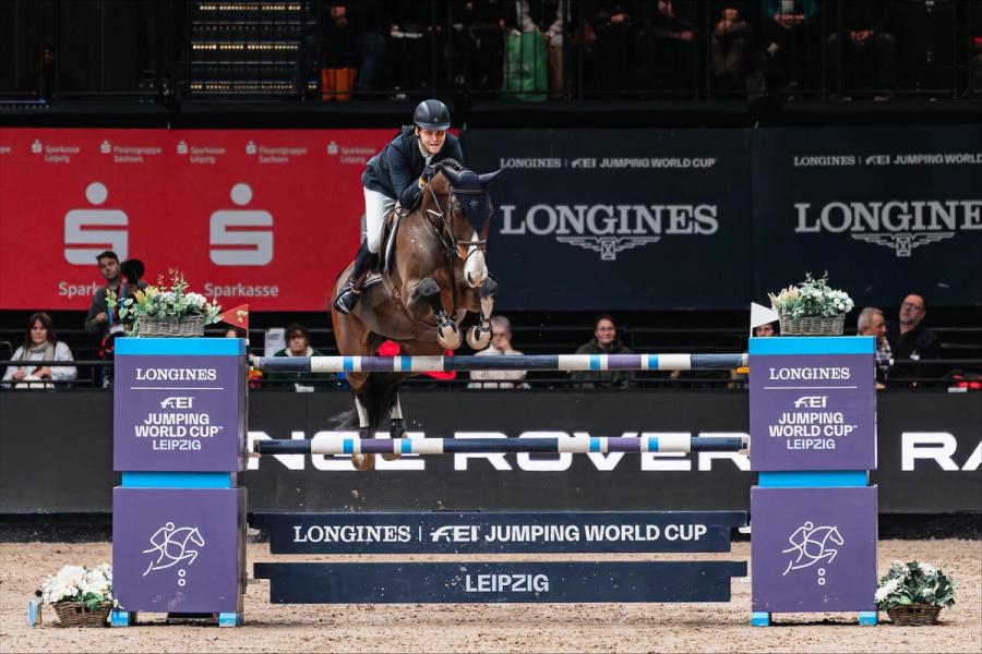 Johan Gulliksen som allerede var kvalifisert til verdenscupfinalen, viste frem Colonello i Helsinki denne søndagen - for andre gang på dette nivået. (Arkivfoto: Foto: FEI/www.sportfotos-lafrentz.de / Stefan Lafrentz)