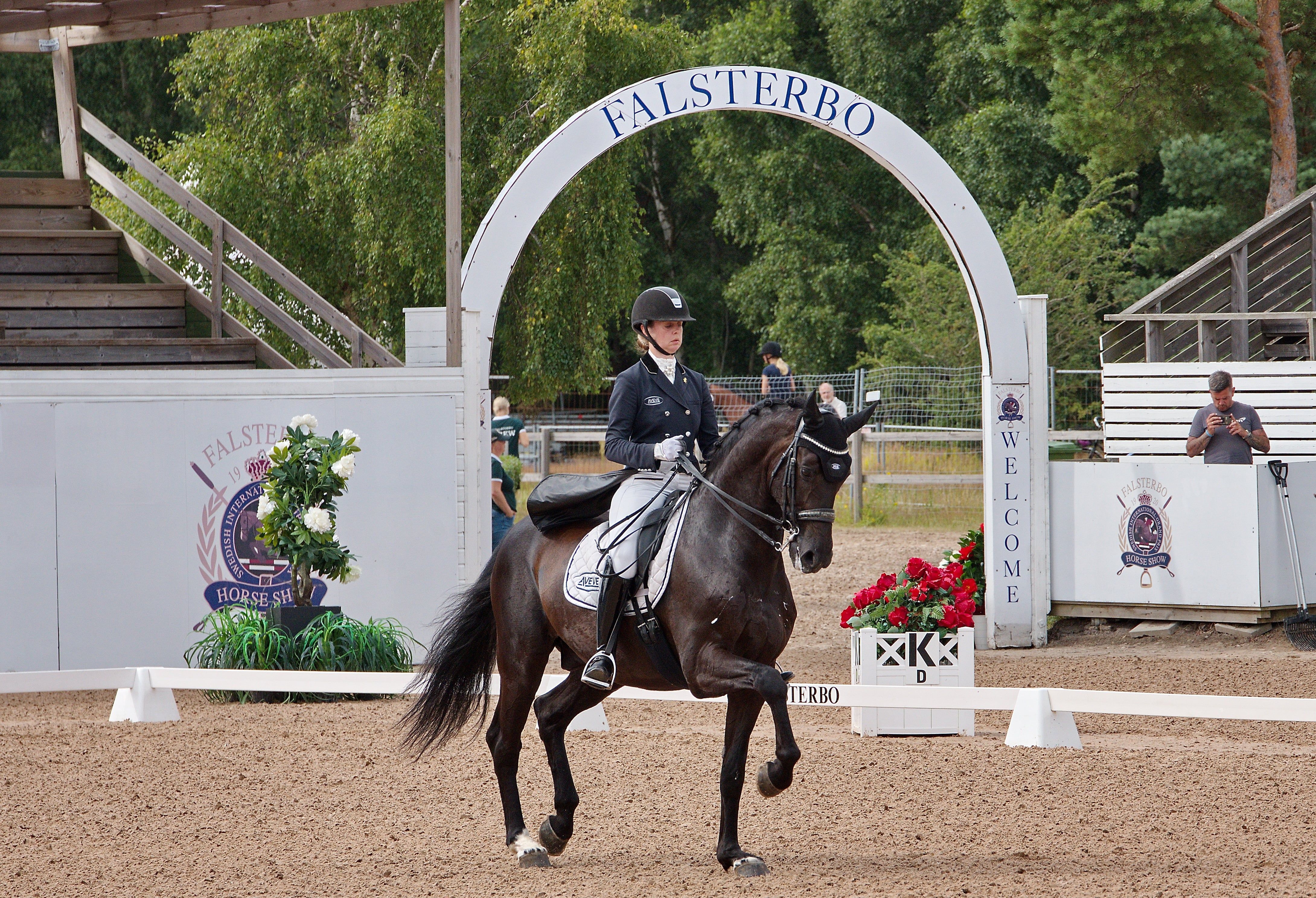 Trude Hestengen på Kick Pleasure som vi husker fra tidligere starter som unghest på Falsterbo, og nå gleder oss over å følge i Grand Prix.(Foto: fotobytorp.dk)