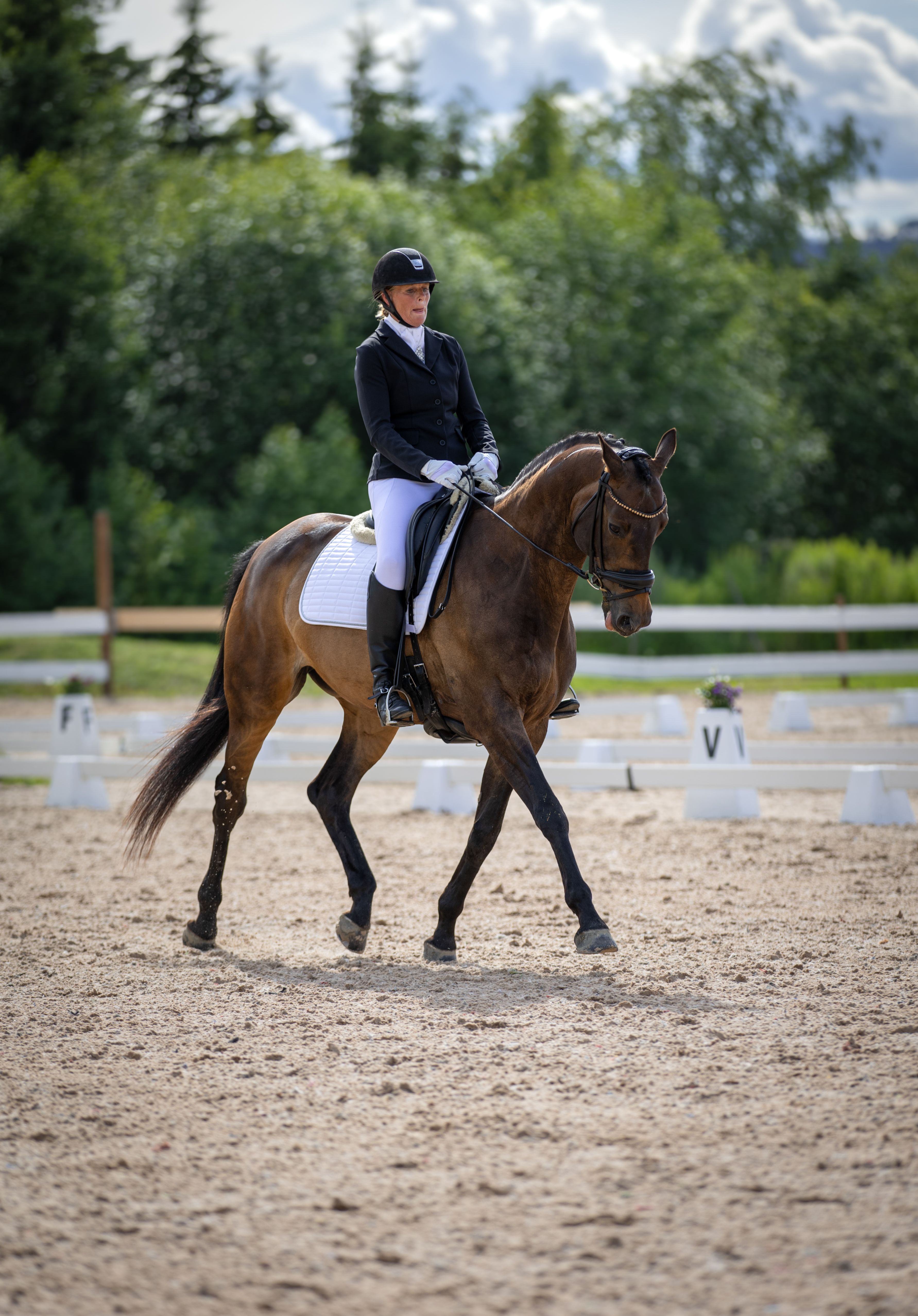 Lisbeth Sletten Eriksen/ hest/ dressur/ nryf
