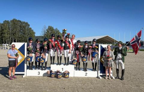 hest / Norges Rytterforbund / lag-NM / ponni / sprang